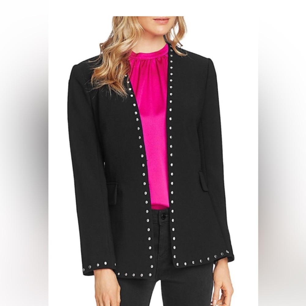 Vince Camuto Black Studded Blazer